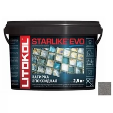 LITOKOL STARLIKE EVO инновационная эпоксидная затирка (старлайк ЭВО) S.120 GRIGIO PIOMBO, 1кг