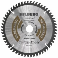 диск пильный по ламинату 165*56*20mm HILBERG HL165