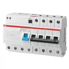 ABB DS204 AC-C20/0,03 Диффер. автомат 4-х полюсный 20А 30 mA 6кА тип АС 2CSR254001R1204