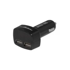 Вольтметр в прикуриватель 12-24В + 2USB 3,1A (AVM-D-02)