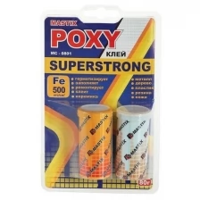 Клей эпоксидный MASTIX SUPERSTRONG, суперпрочный, 80 г