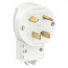 Schneider Electric BLANCA скрытой установки вилка силовая 3р+n 32а, 400в, белый (BLNSV003241)