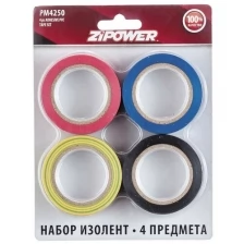 Изолента Набор Zipower 4шт. Pm4250 ZiPOWER арт. PM4250