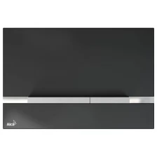 Кнопка смыва alca plast STRIPE-GL1204 черный