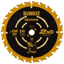 Диск DeWalt пильный по дереву 184x16mm DT10302-QZ