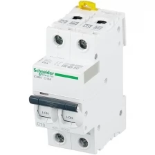 Автоматический выключатель SCHNEIDER ELECTRIC ACTI9 iC60N 2П 63A C