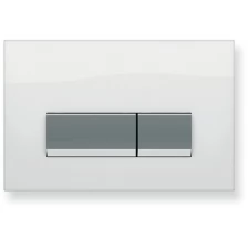 Кнопка для инсталляции Koller Pool Integro White Glass для инсталляции Alcora ST1200