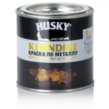 Краска по металлу HUSKY KLONDIKE (глянцевая; черная RAL 9005; 0.9 л) 25616