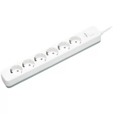 Сетевой фильтр Perfeo Power Sream 2500W 6 Sockets 1.5m White PF_C3969