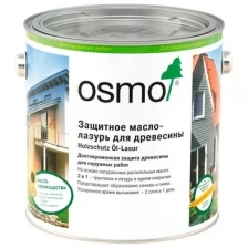 Масло-лазурь для дерева защитное Osmo Holzschuts Ol-Lasur 732 дуб светлый шелковисто-матовое 2,5 л