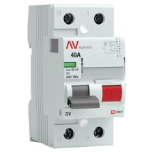 УЗО EKF Averes DV 2P 63 А 30 мА 10 кА AC rccb-2-63-30-ac-av