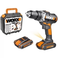 Аккумуляторная дрель-шуруповерт Worx WX183.1 2.0Ач х2 кейс