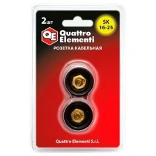 Кабельный разъем розетка кабельная Quattro Elementi SК 16-25 641-961